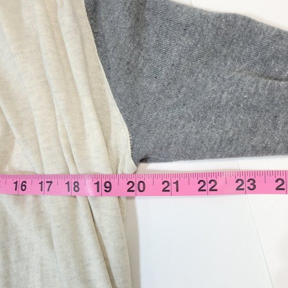 Wilfred Silk and Cashmere Women's Cardigan Light Grey/Black - Small - Picture 5 of 6